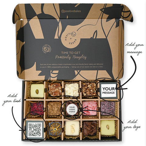 Corporate Artisan Brownie & Blondie Collection | Box of 12 | Net-Zero Business Gift