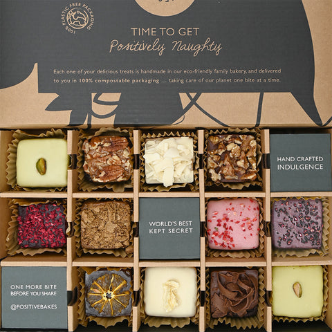 Artisan Brownie & Blondie Collection | Box of 12 | Ultimate Plant-Based Gift