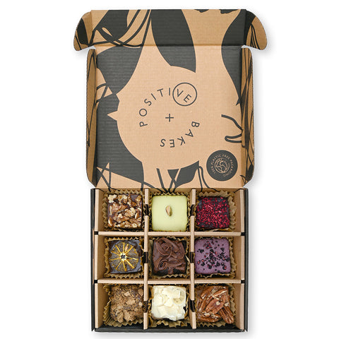 Artisan Brownie & Blondie Collection | Box of 9 | Plant-Based Everyone Can Enjoy