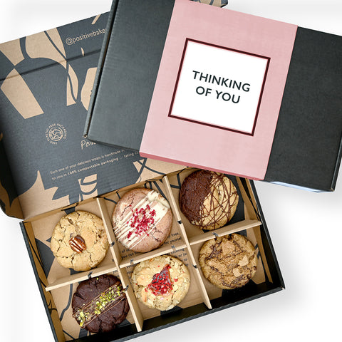 Thinking of You Artisan Cookie Collection | Box of 6 | Thoughtful Comfort Treats