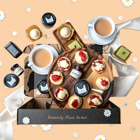 Mother's Day Signature Afternoon Tea for Two - Premium Plant-Based with Chocolate Cheesecakes