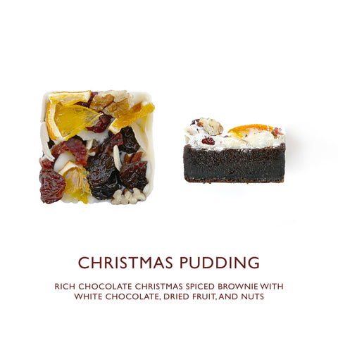 Christmas Artisan Brownie Collection | Box of 6 | Festive Celebration Everyone Can Enjoy