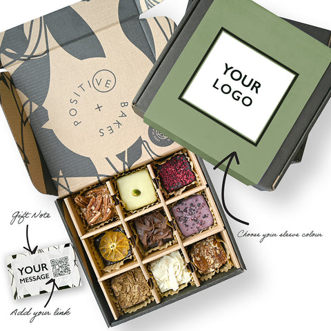 Corporate Artisan Brownie & Blondie Collection | Box of 9 | CSR-Compliant Business Gift