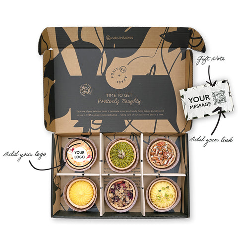 Corporate Luxury Tart Collection | Box of 6 | Net-Zero Executive Desserts