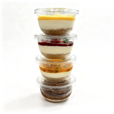 Luxury Cheesecake Selection Box | 4 Pots | Plant-Based Everyone Can Enjoy