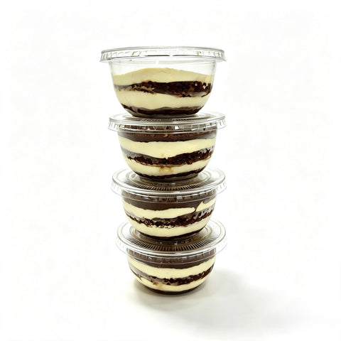 Luxury Tiramisu Dessert | 4 Dessert Pots | Plant-Based Everyone Can Enjoy