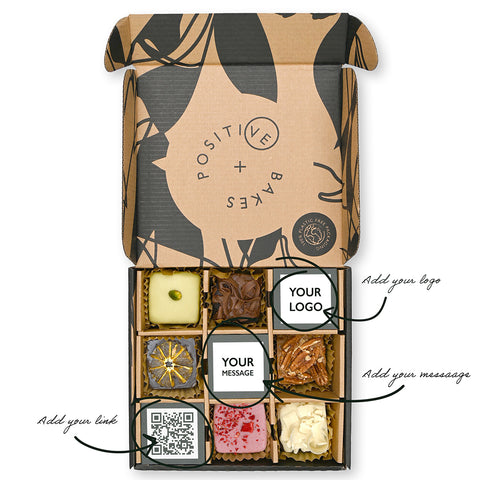 Corporate Artisan Brownie Collection | Box of 6 | Sustainable Business Gift