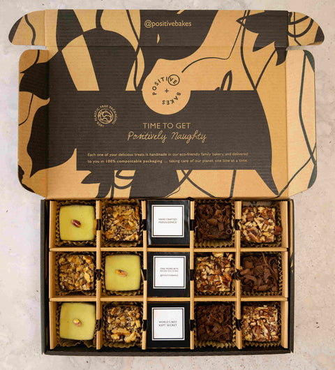 Father's Day Artisan Brownie & Blondie Collection | Box of 12 | Ultimate Treat Box For Dad