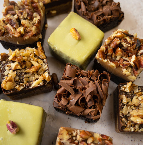 Father's Day Brownie & Blondie Collection | Box of 9 | Brownie Treat Box For Dad