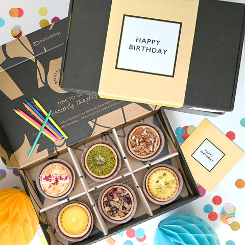 Birthday Luxury Tart Selection Box | 6 Pieces | Ultimate Birthday Desserts