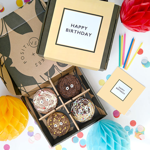 Birthday Little Bug Cookie Selection Box | 4 Pieces | Kids Birthday Treats