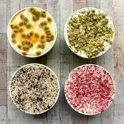 Luxury Flavoured Tiramisu Dessert | 4 Dessert Pots | Plant-Based Everyone Can Enjoy