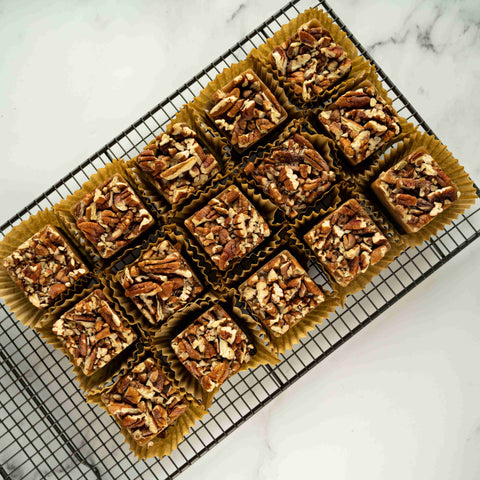 Artisan Salted Caramel & Pecan Brownie- 15 Individual Brownies
