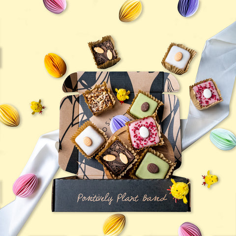 Easter Artisan Brownie & Blondie Collection | Box of 9 | Plant-Based Easter Treats