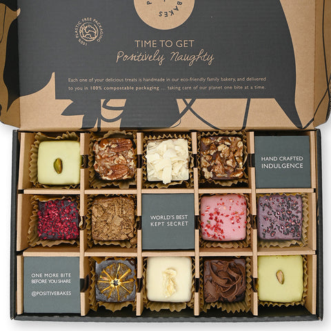 Artisan Brownie & Blondie Collection | Box of 12 | Ultimate Plant-Based Gift