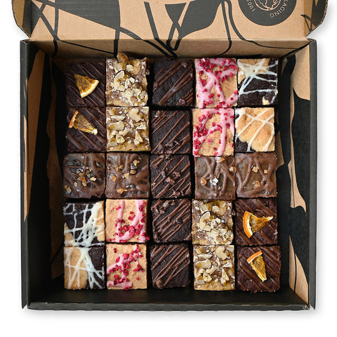 Signature Brownie & Blondie Selection Box | 25 Pieces | Perfect for Sharing