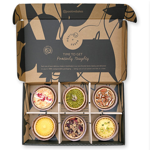Luxury Tart Selection Box | 6 Pieces | Plant-Based Sharing Desserts