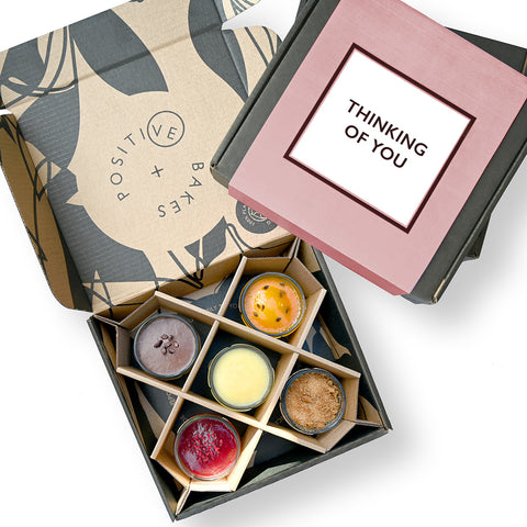 Thinking of You Luxury Cheesecake Selection Box | 5 Pieces | Premium Comfort Indulgence