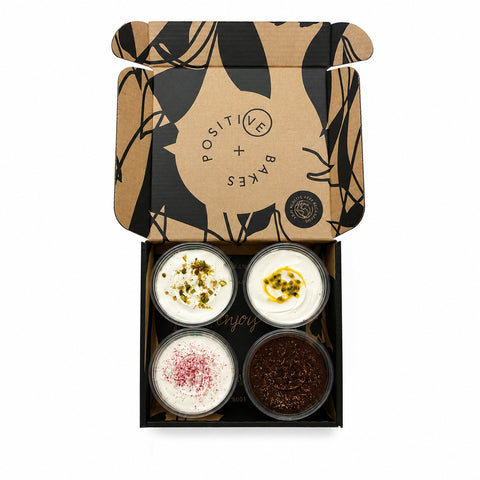 Luxury Flavoured Tiramisu Dessert | 4 Dessert Pots | Plant-Based Everyone Can Enjoy