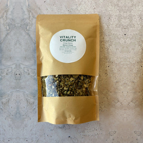 Vitality Crunch – Energy Granola | Matcha & Orange | 450g